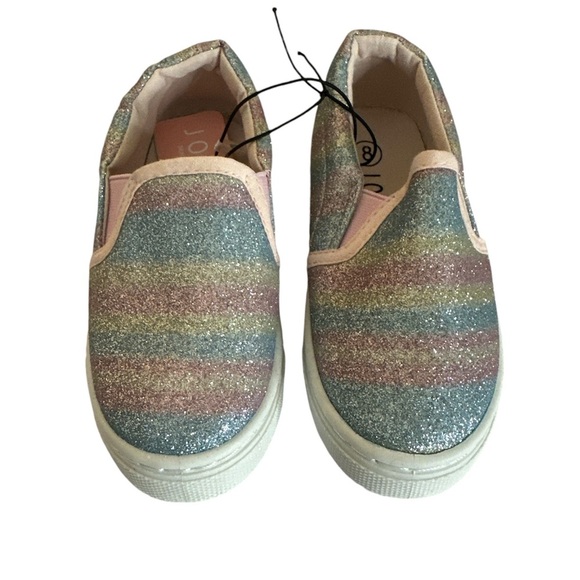 JOSINY Girl’s Rainbow Size 8 Slipn On Shoes Brand New - Picture 1 of 4